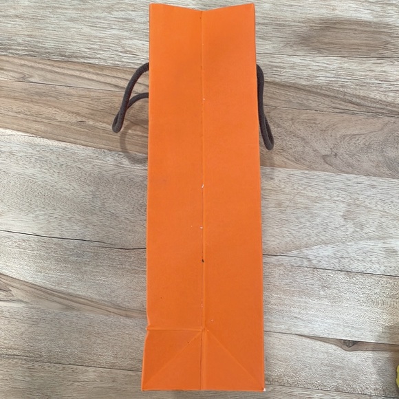 Hermes shopping bag and Brown Hermes Grosgrain Ribbon - Picture 5 of 12